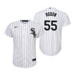 Youth Chicago White Sox #55 Carlos Rodon Collection 2020 Alternate White Jersey Gift For Sox Fans