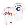 Youth Houston Astros #43 Lance Mccullers 2020 White Jersey Gift For Astros Fans