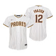 Youth San Diego Padres #12 Adam Frazier 2020 White Jersey Gift For Padres Fans