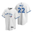 Mens Blue Jays #22 Steven Matz White Home Jersey Gift For Blue Jays Fans
