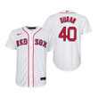 Youth Boston Red Sox #40 Jarren Duran 2020 White Jersey Gift For Red Sox Fans
