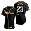 Miami Marlins #23 Max Meyer Mlb Golden Edition Black Jersey Gift For Marlins Fans