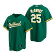 Mens Athletics #25 Mark Mcgwire Green Alternate Jersey Gift For Athletics Fans