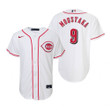 Youth Cincinnati Reds #9 Mike Moustakas Collection 2020 Alternate White Jersey Gift For Reds Fans