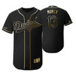 Los Angeles Dodgers #13 Max Muncy Mlb 2019 Golden Edition Black Jersey Gift For Dodgers Fans
