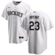 Colorado Rockies Kris Bryant 23 MLB White Player Jersey Gift For Rockies Fans