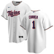 Minnesota Twins Carlos Correa 1 MLB White Home Player Jersey Gift Twins Fans