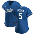 Los Angeles Dodgers Freddie Freeman 5 Royal Alternate Team Jersey Gift For Dodgers Fans
