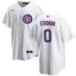 Chicago Cubs Marcus Stroman 0 MLB White Home Team Jersey Gift For Cubs Fans