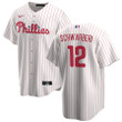 Philadelphia Phillies Kyle Schwarber 12 MLB White Home Jersey Gift For Phillies Fans