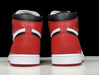 555088-125 Air Jordan 1 Retro High OG Black Toe White/Black Gym Red