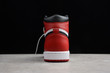 555088-125 CJ Air Jordan 1 Retro High OG Black Toe White/Black Gym Red