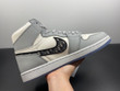 Jordan X Dior Grey/White Leather Air Jordan 1 Retro High Top Sneakers CN8607-002