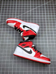 Nike Air Jordan 1 Mid Chicago 'White Toe' 554724-173