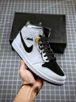 Nike Air Jordan 1 Mid 'White Silver' 554724-121