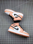 Nike Air Jordan 1 Mid Gs 'Pink Quartz' 555112-603 

