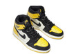 Nike Air Jordan 1 Retro High OG 'Yellow Toe' Black/Yellow/White AR1020-700