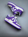 Lv X Nike Air Force 1 07 Low Purple White Running Shoes DM0970-100