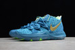 2020 Nike Kyrie V 5 Ep Lake Blue Green Vert Gold Basketball Shoes AO2919-022