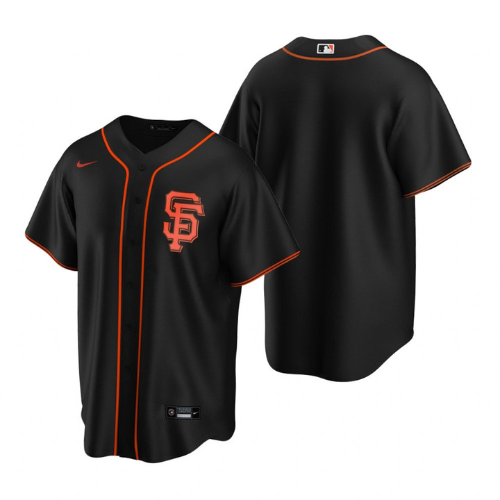 Mens San Francisco Giants 2020 Alternate Black Jersey Gift For Giants Fans
