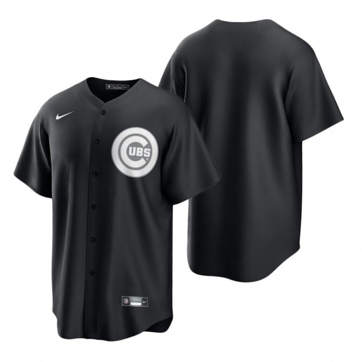 Mens Chicago Cubs Mlb Baseball Team Black White Jersey Gift For Cubs Fans
