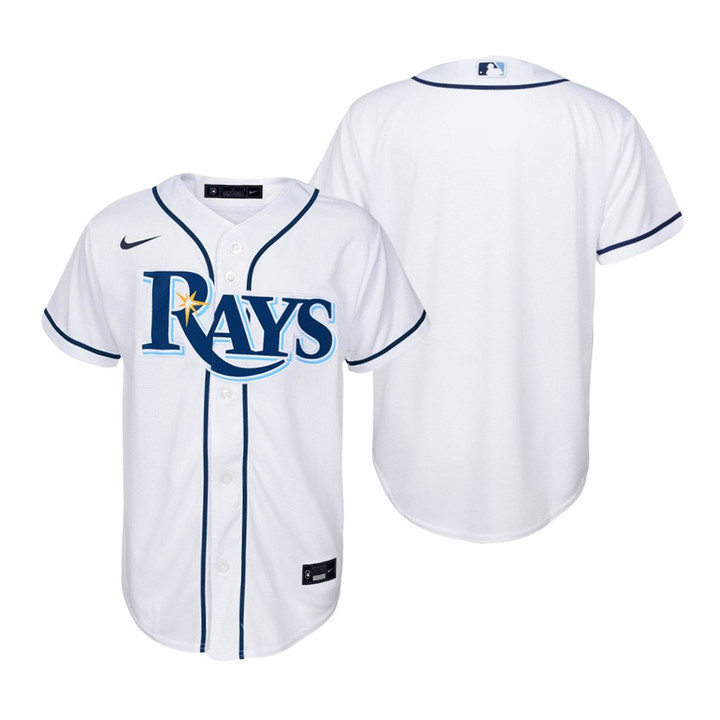 Youth Tampa Bay Rays 2020 White Jersey Gift For Rays And Baseball Fans