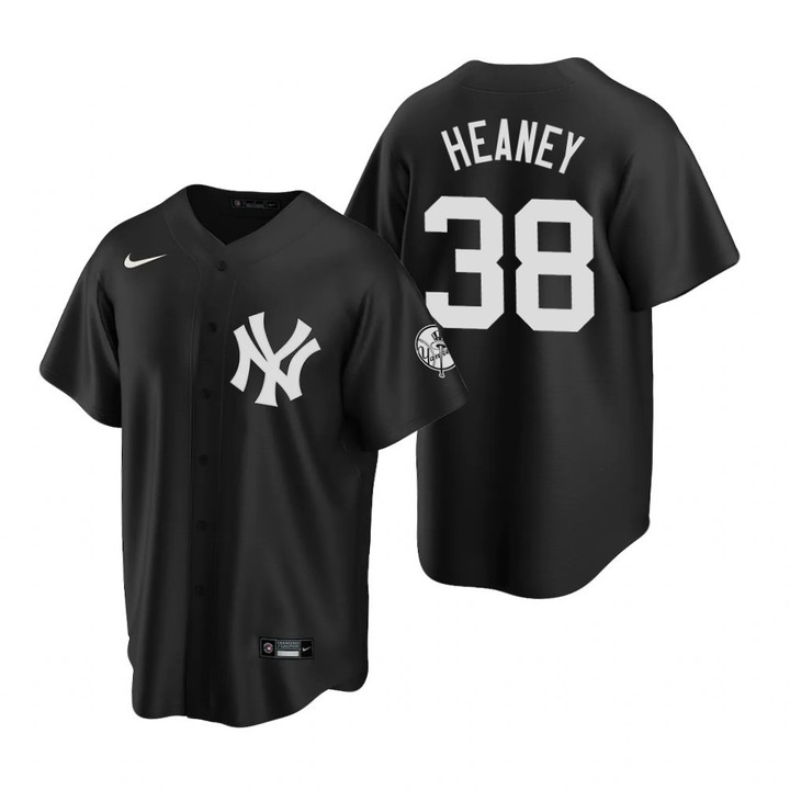 Mens New York Yankees #38 Andrew Geaney 2020 Fashion Black Jersey Gift For Yankees Fans