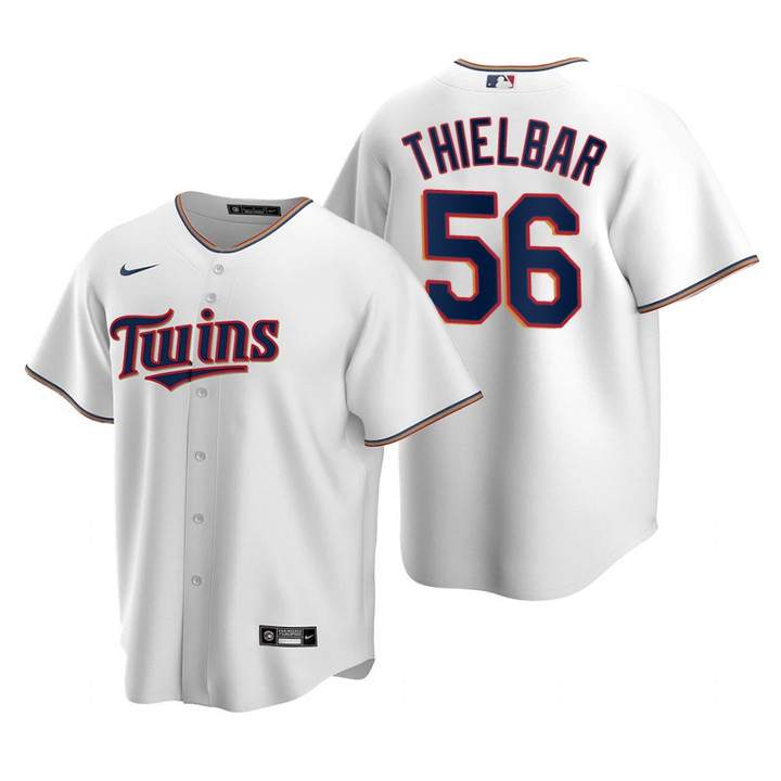 Youth Minnesota Twins #56 Caleb Thielbar Collection 2020 Alternate White Jersey Gift For Twins Fans