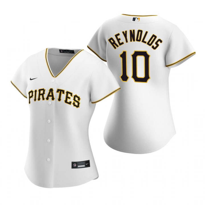 Womens Pittsburgh Pirates #10 Bryan Reynolds 2020 White Jersey Gift For Pirates Fans