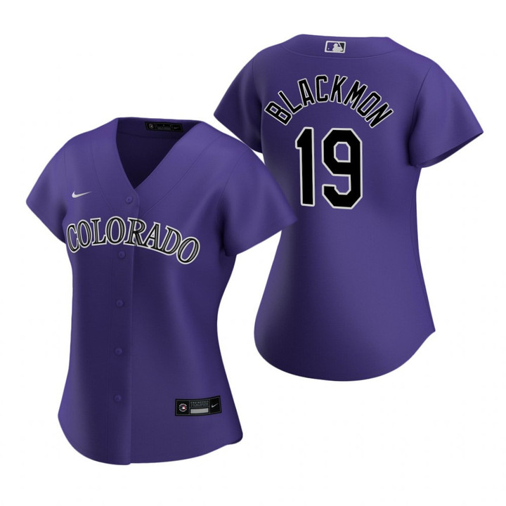 Womens Colorado Rockies #49 Charlie Blackmoon 2020 Purple Jersey Gift For Rockies Fans