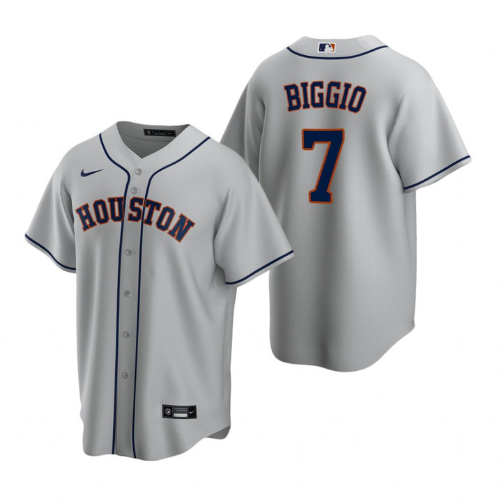 Mens Houston Astros #7 Craig Baggio 2020 Road Gray Jersey Gift For Astros Fans
