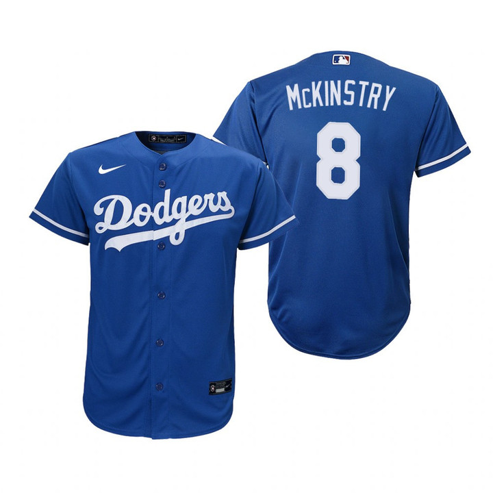 Youth Los Angeles Dodgers #8 Zach Mckinstry 2020 Alternate Royal Jersey Gift For Dodgers Fans