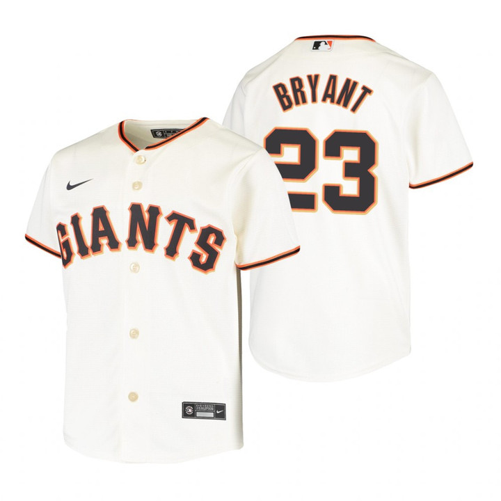 Youth San Francisco Giants #23 Kris Bryant 2020 Alternate Cream Jersey Gift For Giants Fans
