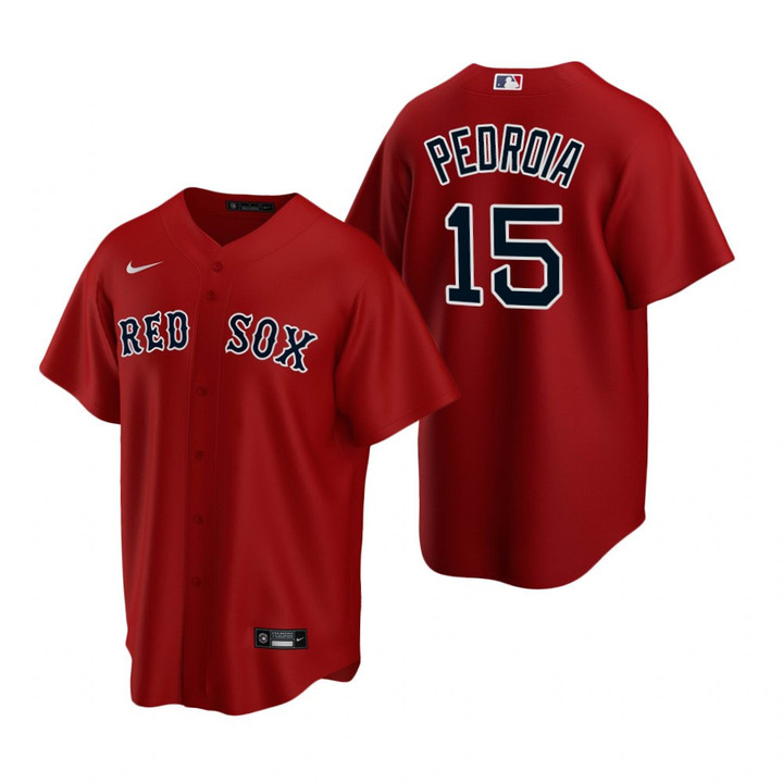 Youth Boston Red Sox #15 Dustin Pedroia 2020 Red Jersey Gift For Red Sox Fans