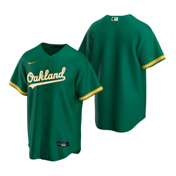 Mens Oakland Athletics Mlb 2020 Alternate Green Jersey Gift For Athletics Fans