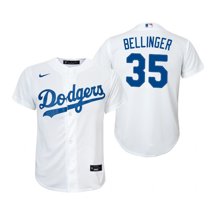 Youth Los Angeles Dodgers #35 Cody Bellinger 2020 Alternate White Jersey Gift For Dodgers Fans