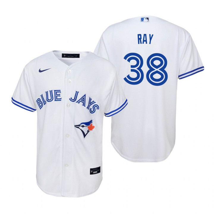 Youth Toronto Blue Jays #38 Robbie Ray 2020 White Jersey Gift For Blue Jays Fans