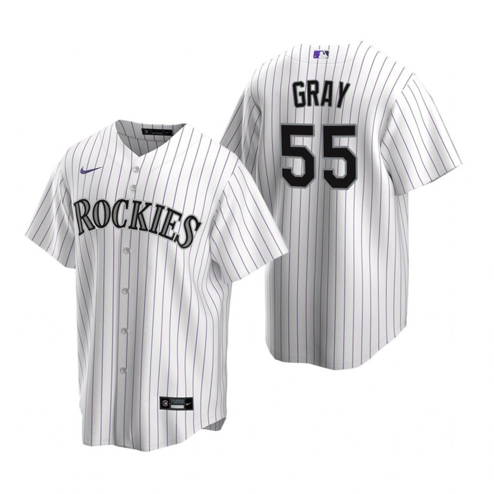 Youth Colorado Rockies #55 Jon Gray Collection 2020 Alternate White Jersey Gift For Rockies Fans
