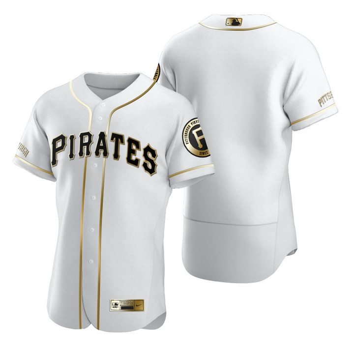 Pittsburgh Pirates Mlb Golden Edition White Jersey Gift For Pirates Fans