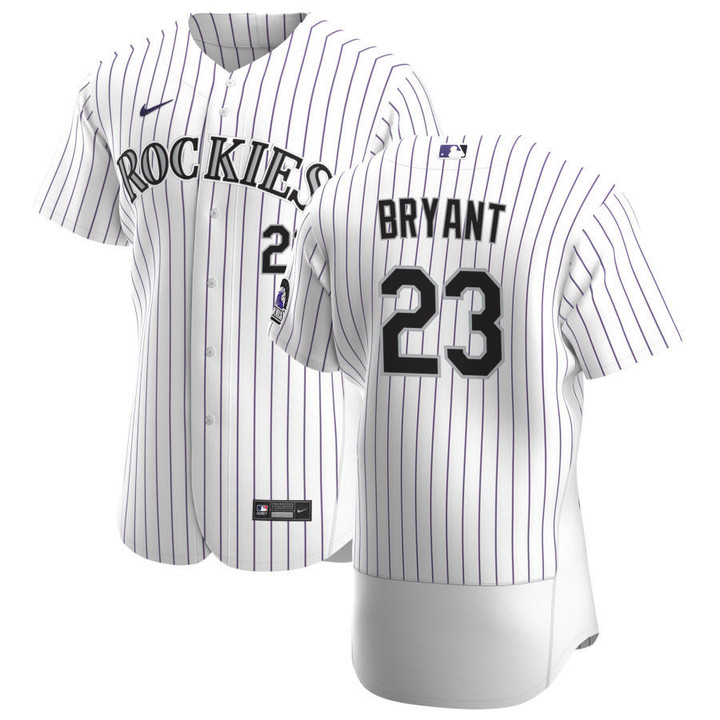 Colorado Rockies Kris Bryant 23 MLB White Jersey Gift For Rockies Fans