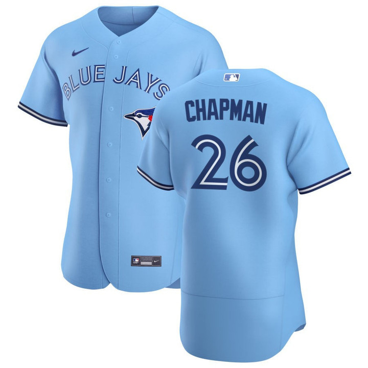 Toronto Blue Jays Matt Chapman 26 MLB Powder Blue Alternate Jersey Gift For Blue Jays Fans