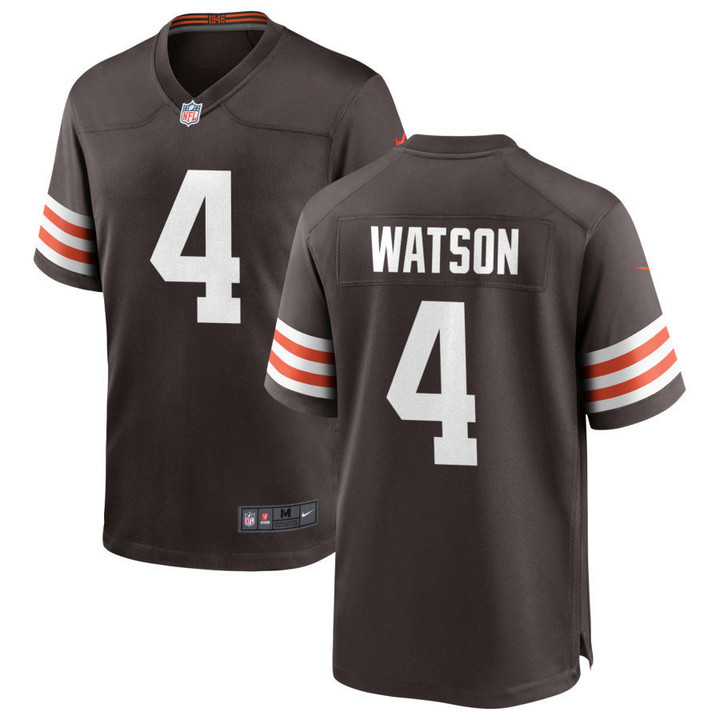 Cleveland Browns Deshaun Watson 4 NFL Brown Legend Player Jersey Gift For Browns Fans