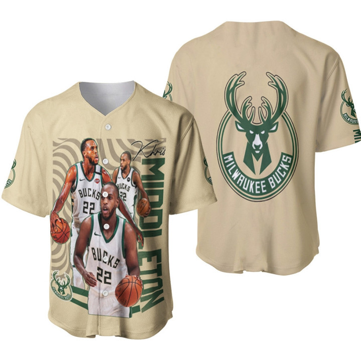 Milwaukee Bucks Khris Middleton 3D Allover Designed Style Gift For Bucks Fans Middleton Fans