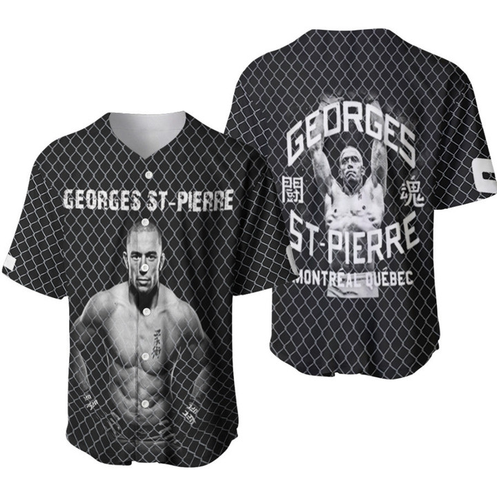 Georges St-Pierre UFC Champion Fighters Rush 3D Allover Designed Style Gift For Georges St-Pierre Fans
