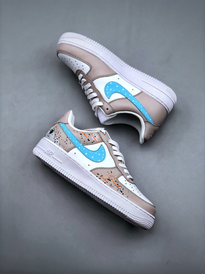 Nike Air Force 1 Low White Grey Blue Shoes DD8959-111
