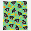 Custom Dog Face Blankets / Personalized Pet Photo Blanket