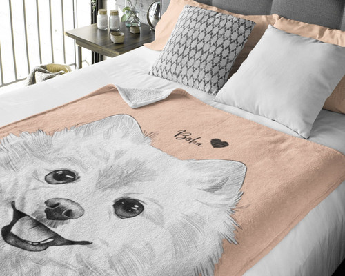 Custom Dog Blanket | Custom Pet Portrait