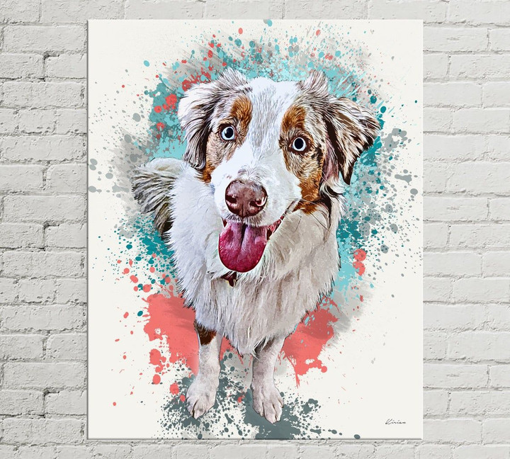 Custom Pet Portrait on Canvas 2