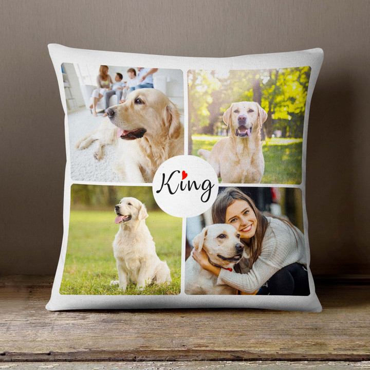Custom Dog Pillow | Photo Collage Of Your Pet