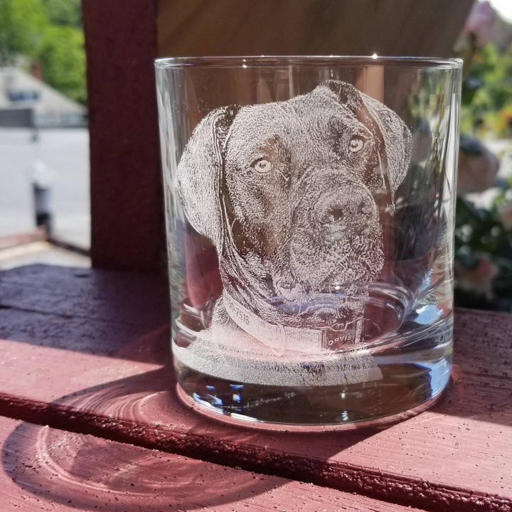 Custom Dog Mug | Rocks glass